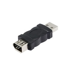 CERRXIAN Firewire IEEE 1394 6 Pin Female to USB Male Adapter Convertor black picture