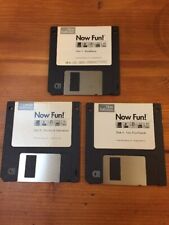 Vtg Mac Floppy Disks Now Fun Install Pictures Animation Sounds Software 1993 picture