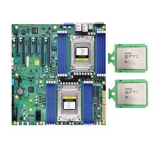 TTY T1DEEP=Supermicro H12DSi-N6 E-ATX SP3 motherboard+2x AMD EPYC 7302 16C/32T picture
