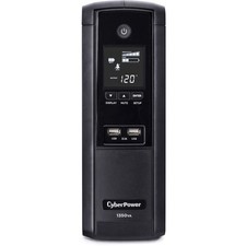 CyberPower CP 1350 AVRLCD 1350VA UPS Backup Simulated Sinewave NO BATTERIES APC picture