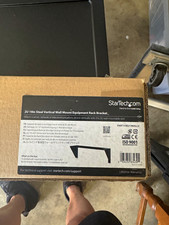 StarTech.com 2U 19in Steel Wall Mount Vertical Rack Bracket 100 lb RK219WALLV picture