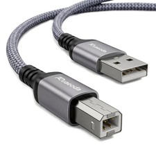10Ft Printer Cable 10 Feet, USB A to B Printer Cable USB 2.0 Type B Cables Long picture