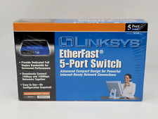 NOS Linksys EtherFast 10/100 5-Port Workgroup Switch EZXS55W Version 3 - Sealed picture