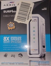 Motorola ARRIS SURFboard SB6141 DOCSIS 3.0 Cable Modem 400 Series (White) A7 picture