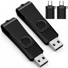 4GB USB Flash Drive 2 Pack AGECASH Thumb Drive with 2PCS -Adapters picture