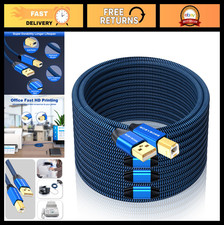 100ft Active USB 2.0 Cable Type A to B, High-Speed Printer Cable for HP, Canon, picture