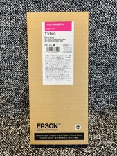Epson T5963 Vivid Magenta 350ml Ink Cartridge, Genuine Date: 2022 picture