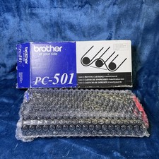 Brother PC-501 Printing Cartridge Black Genuine Open Box picture