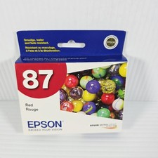 Epson 87 Red Ink Cartridge - New Unopened - Expired 2012 picture
