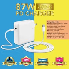 87W USB C Power Adapter Charger For Macbook Pro 13 A1540 A1706 A1708 A1718 A1989 picture