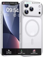 for 18 Pro Case, Compatible with Magnetic, White picture