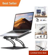 Fully Adjustable Laptop Stand for Desk, Dual Foldable Computer Riser picture