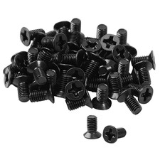 50 Pcs M3 X 4Mm Screws Replacement Black for Laptop Hard Drive picture
