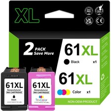 #61XL XXL CH563WN Black CH564WN Color Ink For HP ENVY 4500 4501 4502 4504 5530 picture