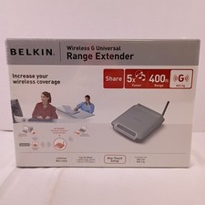 Belkin Wireless G Universal Range Extender 400 Ft Range New and Sealed picture