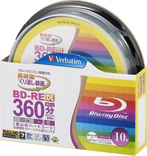 Verbatim Bluray BD-RE DL 50GB 10 sheets Rewritable VBE260NP10SV1 picture
