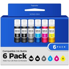 for EPT552 Ink Refill Bottles 6 Pack ET-8550 ET-8500 ET8550 8500 picture