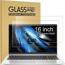 Ultra Clear 2-Pack Tempered Glass Screen Protectors for 16