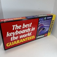 Vintage Keytronic Lifetime Series Keyboard w/ Built In Trackball And Box picture