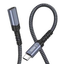 3.3Ft USB C Extension Cable 100W Fast Charge 10Gbps Data Transfer picture