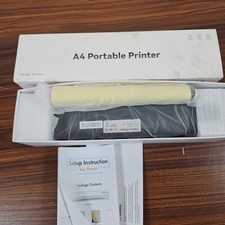 A4 Thermal Printer Portable Inkless Printer for Travel  A4 paper wireless Bl/c picture