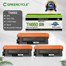 3PK TN660 TN-660 Toner Cartridge For Brother MFC-L2700DW MFC-L2720DW HL-L2360DW picture