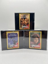 NATIONAL GEOGRAPHIC magazine the 1980's interactive CD-ROM set Windows Very Good picture