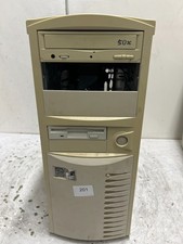 Vintage Retro Beige ATX Desktop Computer Case picture