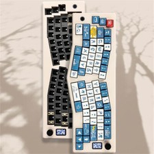 ABM066 Alice Gasket Mount Barebone Keyboard Hot Swap PCB RGB Wireless Plastic  picture