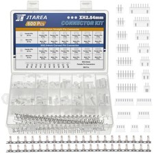 JTAREA 29Values 600PCS JST XH 2.54 MM Connector Kit 2.54MM 2Pin 3Pin 4Pin... picture