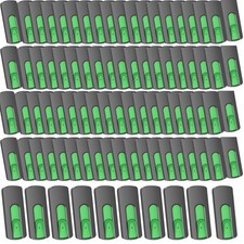 Kootion 100pcs 128MB USB 2.0 Retractable Flash Drives USB Memory Stick Green picture