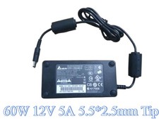 Original 60W 12V 5A Delta Charger 5.5*2.5mm Tip AC Adapter Power Supply picture