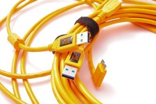 TWO CABLES TetherPro USB 3.0 to Micro-B Right Angle + Straight picture