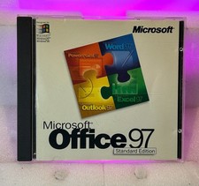 Microsoft Office 97 Standard Edition (CD) W/ Case & Key Code, Tested picture