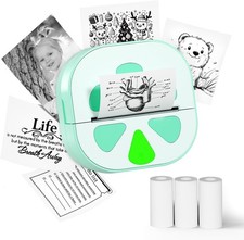 Mini Sticker Printer D20 Portable Bluetooth Inkless Thermal Sticker Maker picture