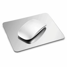 Hard Metal Aluminum Mouse Pad - Dual-Sided Metal Mousepad with Smooth & Textu... picture
