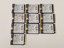 LOT OF 9 SAMSUNG PM991 MZ-9LQ256A 2230 NVME SSD 90%-93% HEALTH picture