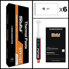 SYY PC Thermal Paste Kit, 80 Grams (Two 40g Tubes Plus 6 Application Kits) picture