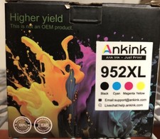Ankink Black + Color Ink Cartridge Full Set picture