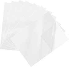 Printable Transparent Sticker Paper, Laser & Inkjet Printable 8.5 X 11 Inches picture