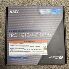 MSI PRO H610M-G DDR4 LGA 1700 Intel H610 SATA 6Gb/s Micro ATX Motherboard picture