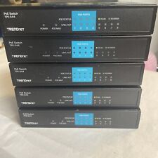 Lot (5) TrendNet TPE-S44 PoE Switch 8 Ports (Units Only)  @MB91 picture