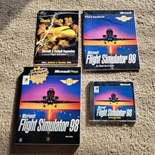 Microsoft Flight Simulator 98 CD for Windows 95/NT, English w/ Guide Books picture