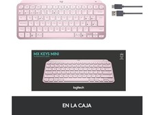 SPANISH Logitech MX Keys Mini Minimalist Wireless Keyboard Rose,TECLADO ESPAÑOL picture