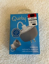Quirky Powercurl Cord Wrap for Apple USB Cable & Power Adapter Gray New In Box picture