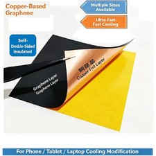 Copper Graphene Thermal Pad 0.1mm High Conductivity Heat Phone Dissipation Sheet picture