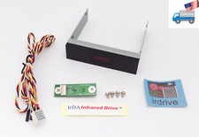 Black Desktop PC Case Infrared Port 3.5