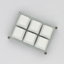 6-Key DIY Customize USB Programmable Mechanical Keyboard Macro keypad Shortcut picture