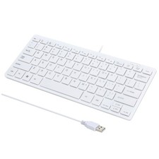 I Focus MCSaite 78 Keys Wired Mini Keyboard White picture