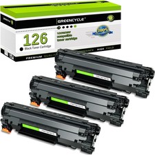 3PK CRG126 Toner Cartridge For Canon 126 Imageclass LBP6200d LBP6230dw Printer picture